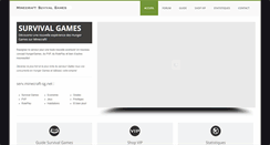 Desktop Screenshot of minecraft-survivalgames.net