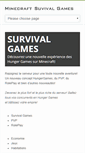 Mobile Screenshot of minecraft-survivalgames.net